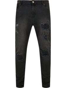 Джинсы Urban Classics, цвет realblk heavy destroyed washed