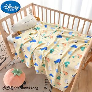 Disney Шелковое одеяло 200х230 см, хлопок, двойной слой, цвет Little Milk Dragon