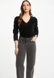 Джемпер Morgan LONG-SLEEVED WITH FLUFFY, Noir/Black