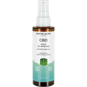 Массажное масло Phyto-Actif CBD расслабляет и успокаивает мягкую и питательную кожу Phyto Actif