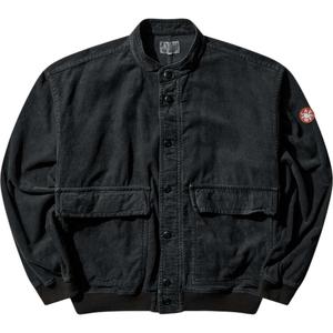 Мужская куртка на пуговицах из окрашенного вельвета Charcoal Cav Empt, charcoal серый