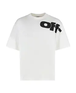 Футболка для скейтбординга с общим логотипом Off White, белый