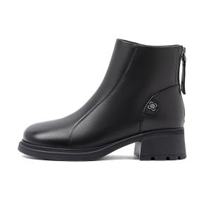 Женские полусапожки коричневые/черные COMELY, черный