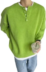 Мужской свитер All-Match с длинным рукавом в стиле Harajuku