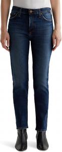 Джинсы AG Jeans Mari Mid Rise Slim Straight Jeans in 9 Years Helsinki, 9 Years Helsinki
