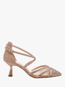 Fresco широкие туфли-лодочки с ремешками Paradox London, Champagne