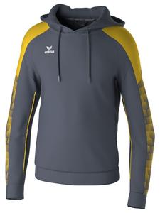 Толстовка erima, цвет slate grey/gelb