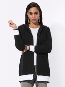 Кардиган creation L, черно-белый