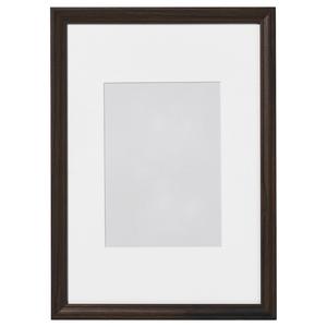 Рама, эффект дуба/темно-коричневая, 21x30 см IKEA Klotkörsbär