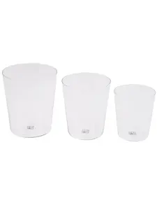 Набор из трех стаканов Dovetusai, белый