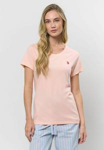 Футболка U.S. Polo Assn. Basic T-shirt, Impatiens Pink/Pink