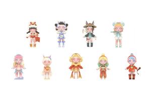Слепая коробка LAURA Toy City LAURA Chinese Style Collection Mystery Boxes Single Blind Box/whole Box 9 Pcs TOYCITY