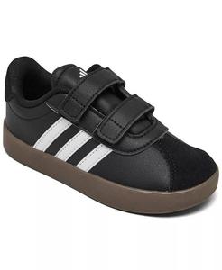 Повседневные кроссовки Toddler Kids VL Court 3.0 с ремешком с застежкой от Finish Line Adidas, мультиколор
