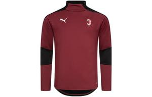 Футболка Ac Milan X мужская темно-бордовая Puma, темно-красный