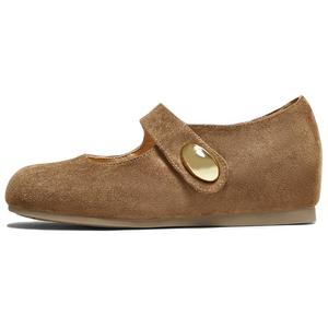 BASTO Зеленые мюсли плоские туфли мэри джейн для женщин