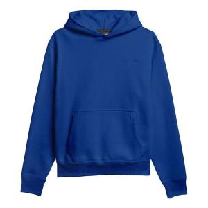 Толстовка adidas originals x Pw Basics Hood Embroidered Monogrammed Hooded Sweater Unisex Black, синий