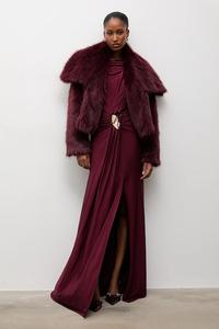 Платье Answear.Lab, бордовый