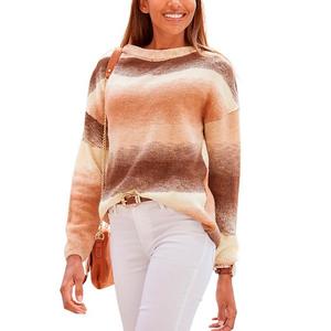 Женский свитер омбре Lascana, Brown Multicolor