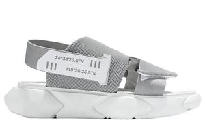 Пляжные сандалии унисекс ярко-серый Norvincy