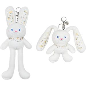 Плюшевый кулон с цветочными ушками зайчика высотой 30 см Brangdy