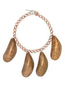 Цепочка-ожерелье с крупными мидиями Wouters & Hendrix, золотой