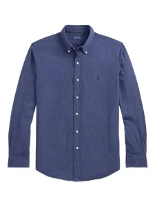 Рубашка с пуговицами и вышивкой Polo Pony Polo Ralph Lauren, синий