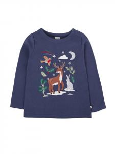 Frugi Футболка с длинными рукавами "Анна" синего цвета