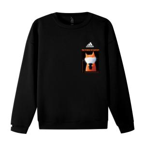 Adidas Толстовка LABEL унисекс, черная