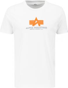 Футболка Alpha Industries Basic Rubber T-Shirt, белый