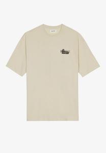 Футболка с принтом Rome Tee Unisex YOURTURN, крапчатый светло-коричневый