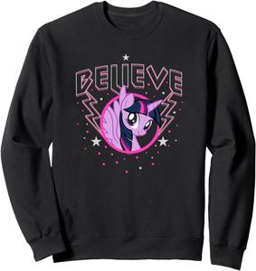 Толстовка с логотипом My Little Pony: Friendship Is Magic Twilight Believe, черный