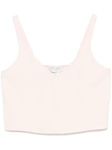 Укороченный топ без рукавов Forte Forte, розовый