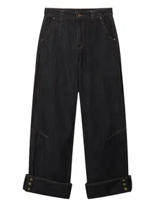 Джинсы с подворотами Tout A Coup, черный