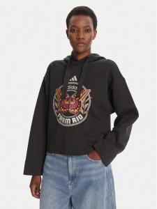 Свитшот loose fit Farm JL8607 Adidas, чёрный