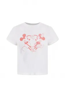 Футболка с принтом в виде сердца RE/DONE, белый