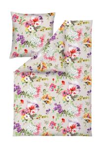 Постельное белье сатиновое Estella Atelier, 135x200 см, красный