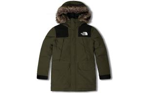 Пуховик мужской зеленый The North Face, зеленый