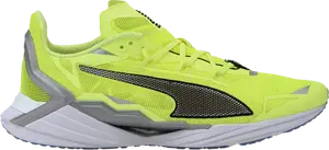 Кроссовки Puma First Mile x UltraRide Xtreme Fizzy Yellow Silver, желтый