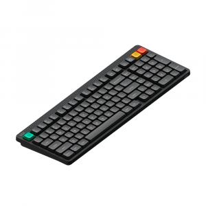 Беспроводная механическая клавиатура NuPhy Node100, Blush nano Switch, обсидиан/лайм, английская раскладка