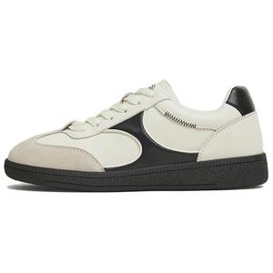 TATA Дышащие женские скейтерские кеды низкие экрю/серый/черный, цвет Ecru/Gray/Black