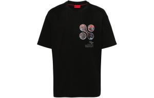 HUGO BOSS Футболка мужская Drop Shoulder Sleeve Black