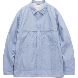 Nanamica Утепленная рубашка-куртка унисекс, Blue