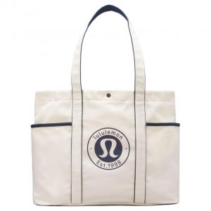 Сумка через плечо унисекс белая Lululemon