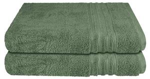 Полотенце для душа Schiess шт Milano 2-teilig, 70x1x140 см, темно-зеленый