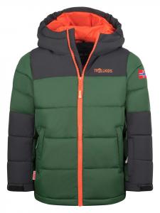 Стеганая куртка Trollkids Steppjacke Narvik, зеленый