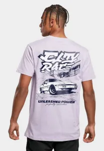 Футболка с принтом «городская гонка: высвобождение силы» Mister Tee, Lilac