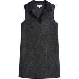 Женское платье без рукавов темно-серое COS, темно-серый