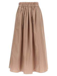 Юбка из новой техно-тафты Herno, розовый