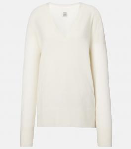 Кашемировый свитер Toteme, экрю