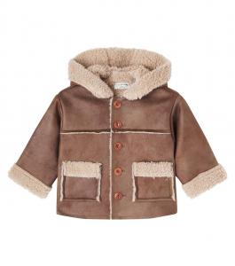 Куртка с капюшоном Baby Johan 1 + in the Family, коричневый